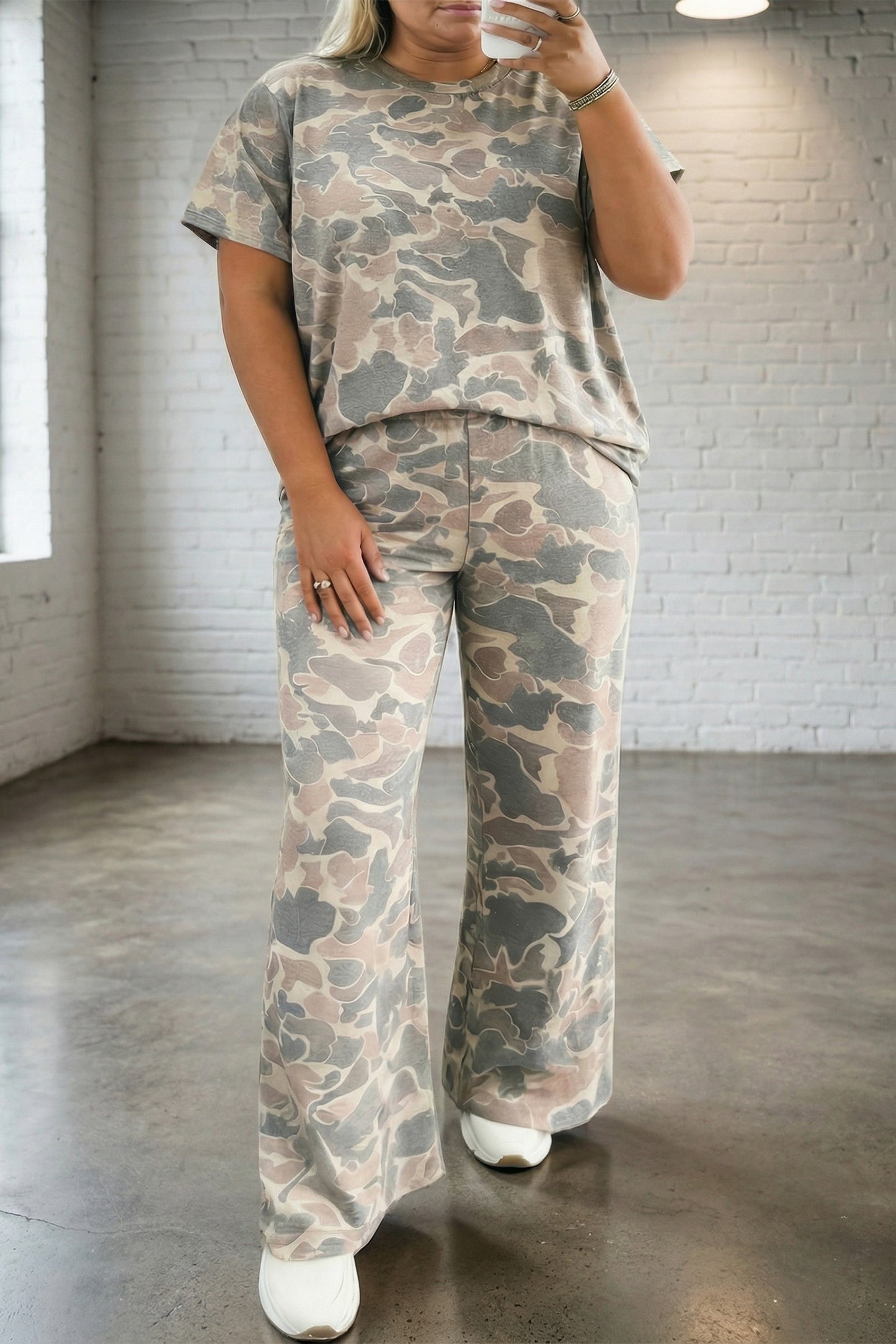 Camo Plus size set