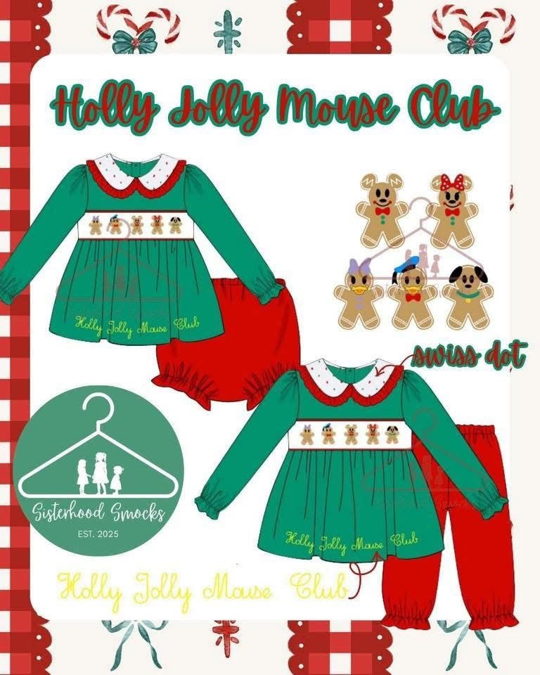 Holly Jolly Mouse Club-ETA OCTOBER