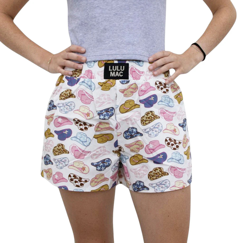 Hat Boxer shorts white