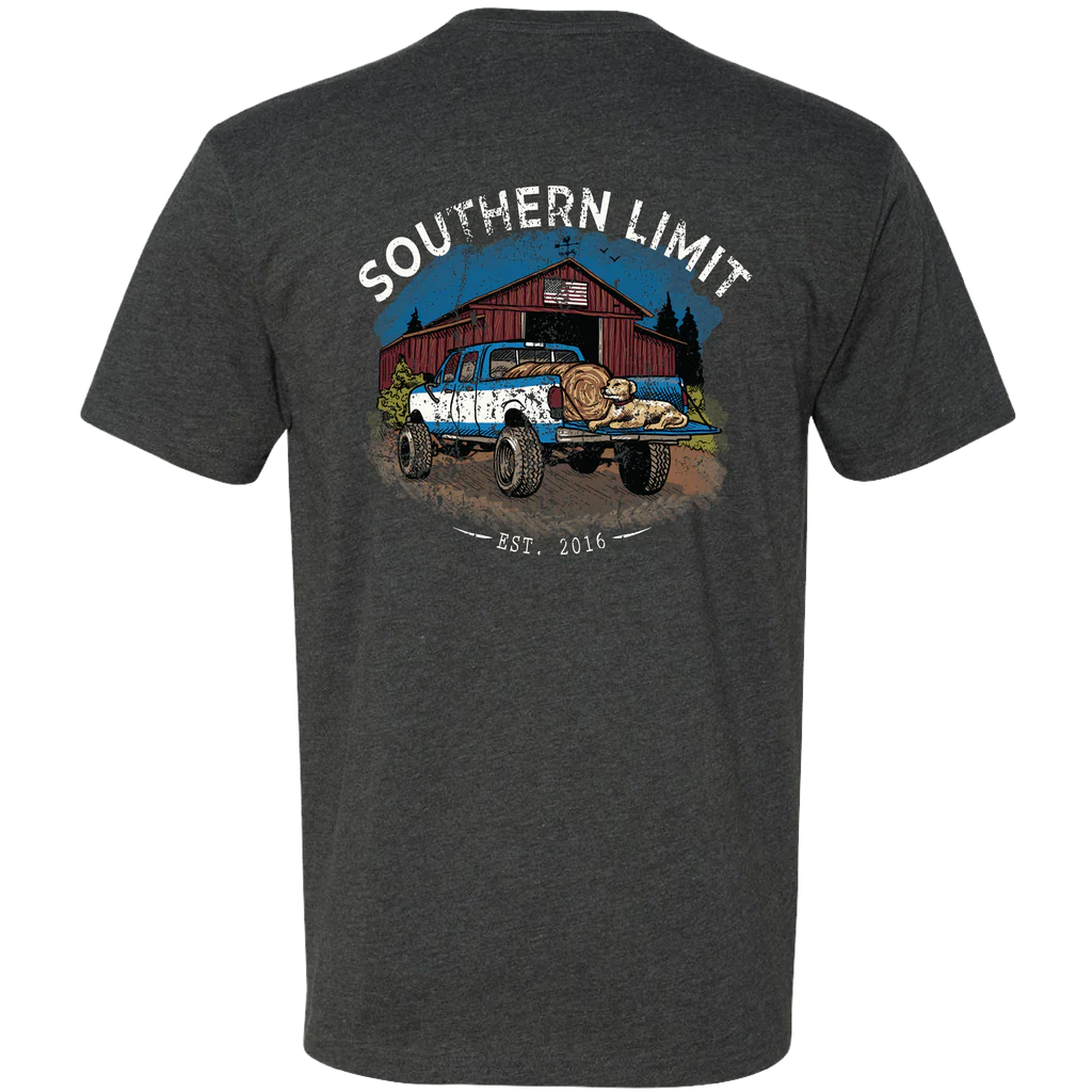 Truck with barn tshirt