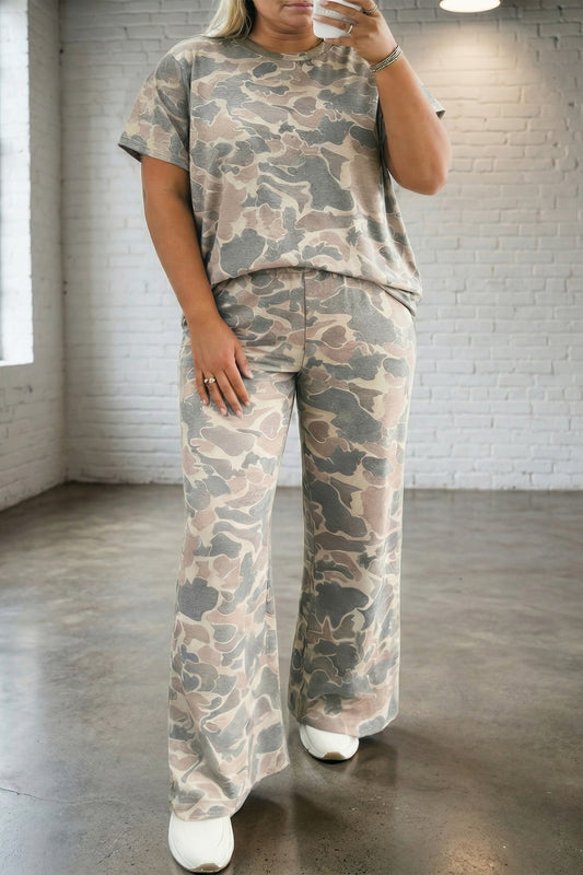 Camo Plus size set