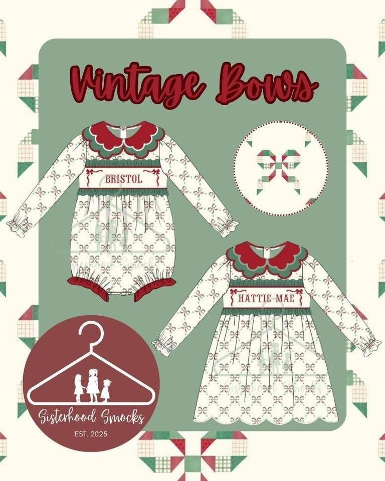 Vintage Bows-ETA OCTOBER