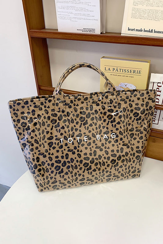 Brown Leopard Water proof bag