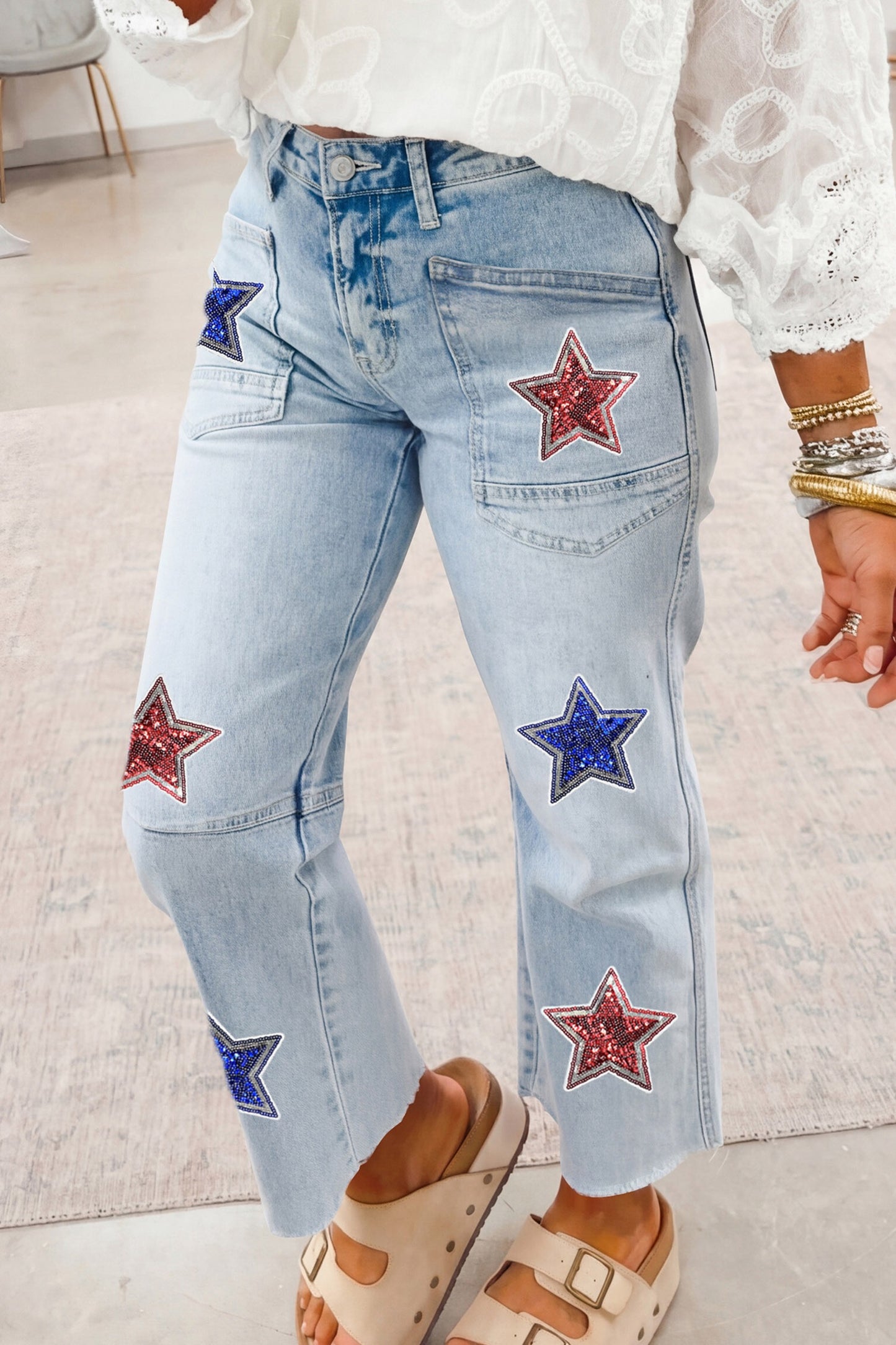 Patriotic Sequin Jeans