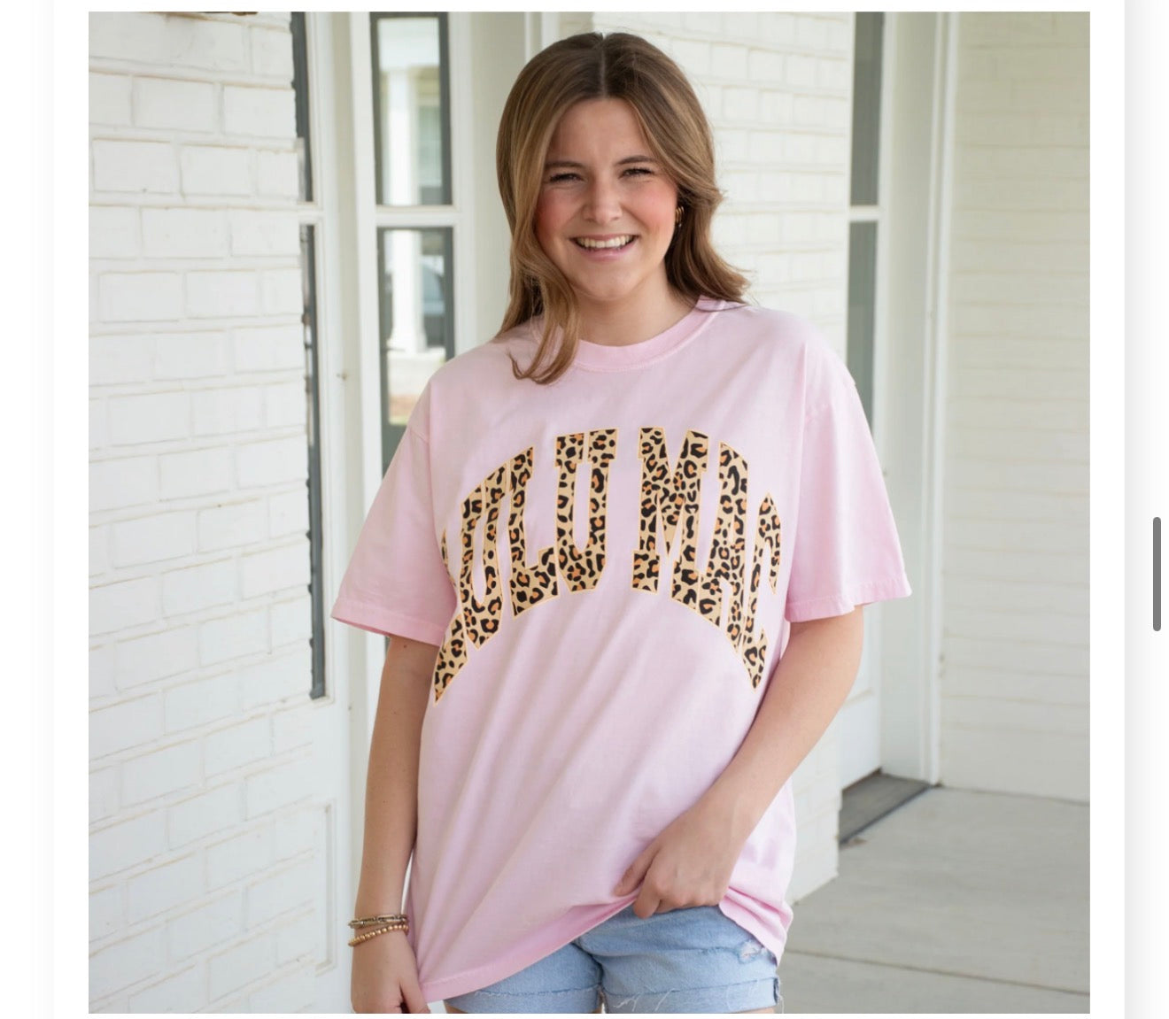 Leopard Lulu Mac tshirt