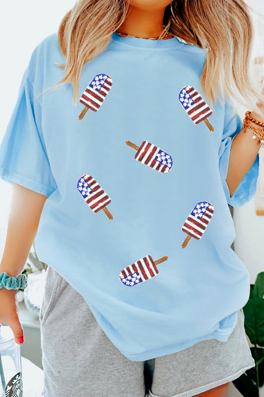 Bomb Pop Sequin Top