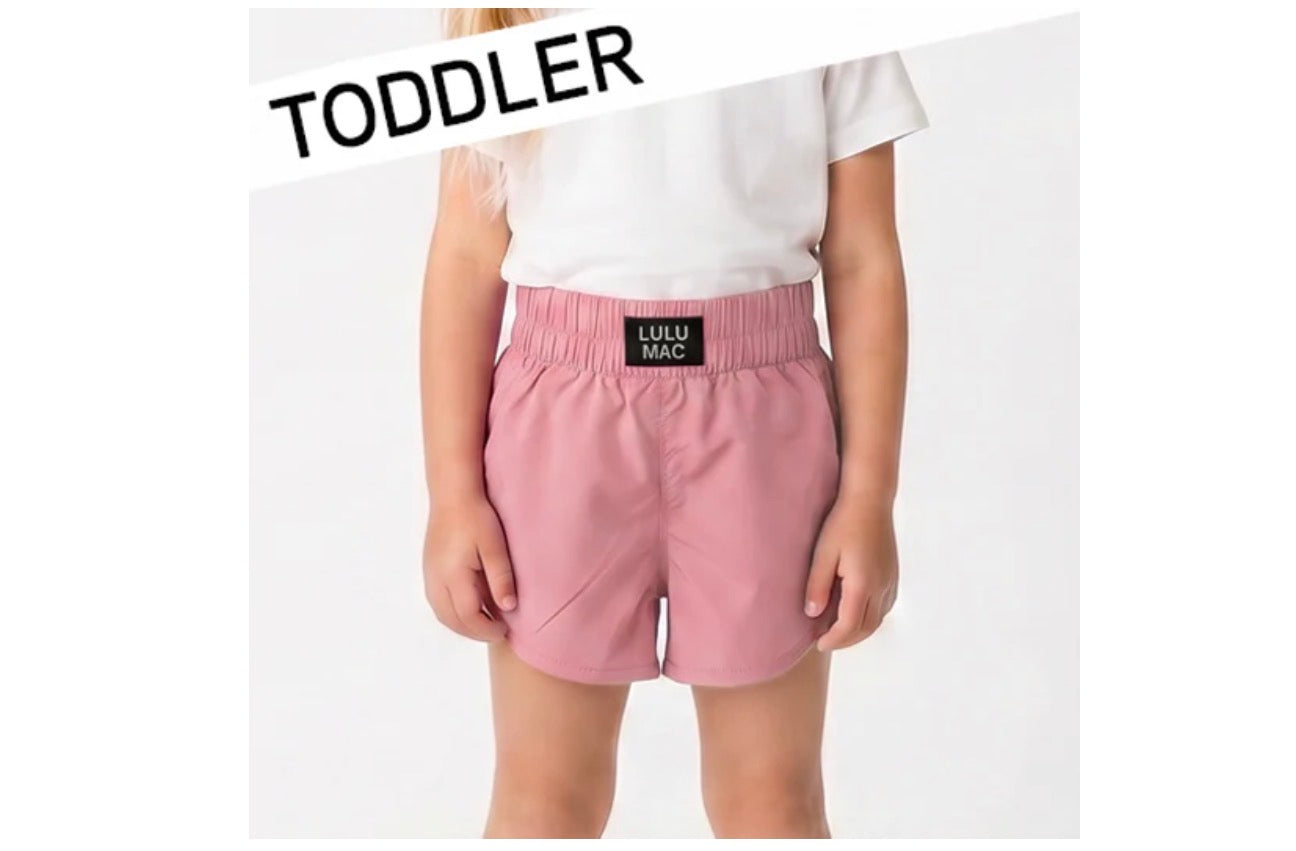 Bubblegum toddler LuLu Mac shorts