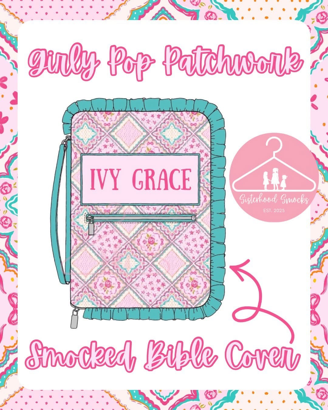Girly Pop Patchwork Luggage-ETA NOVEMBER