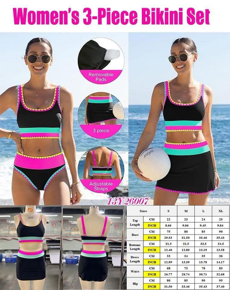 3 piece swimsuit
