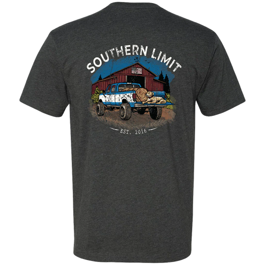 Truck with barn tshirt